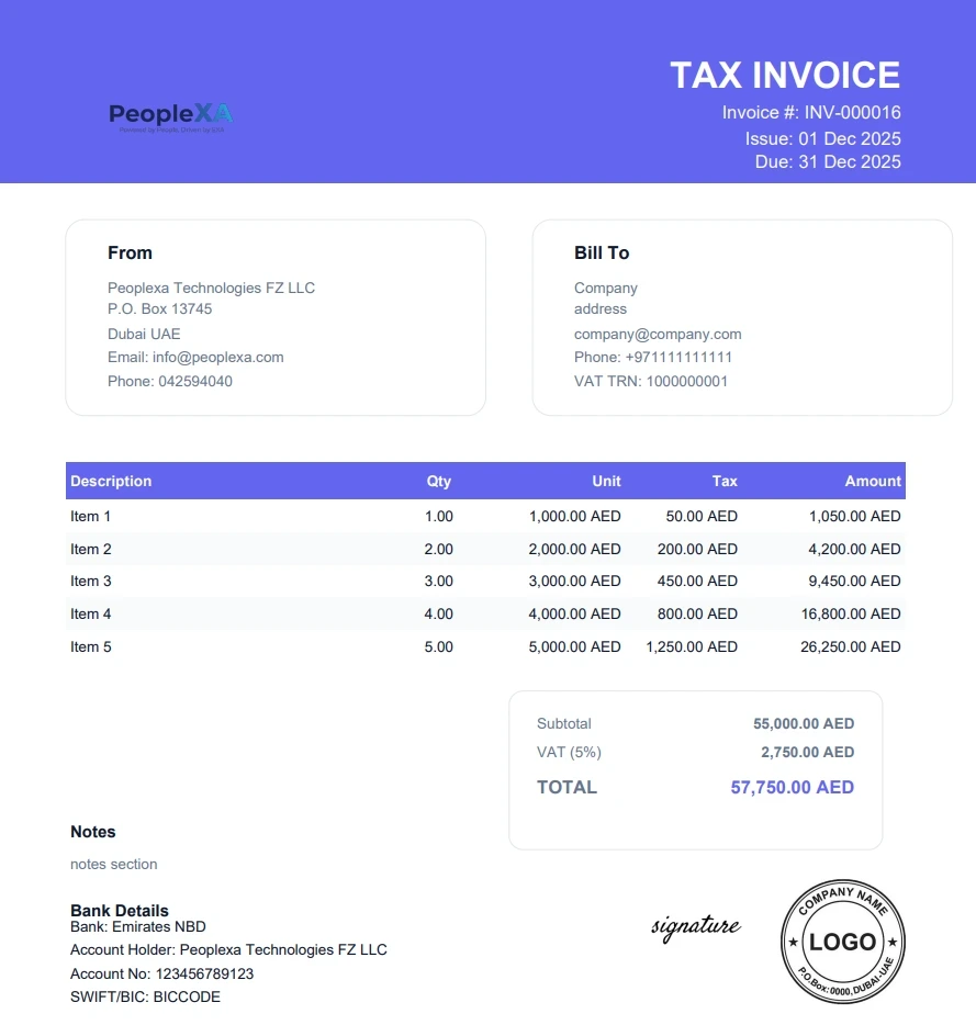Invoice Template 3